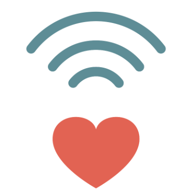 wifi heart icon